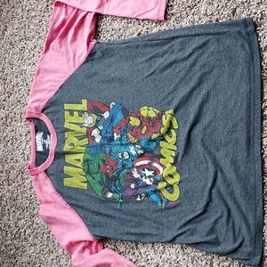 Marvel comics hero t-shirt